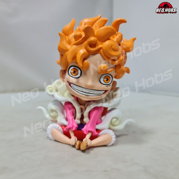 GK KO One Piece Luffy Gear 5 Chibi Red